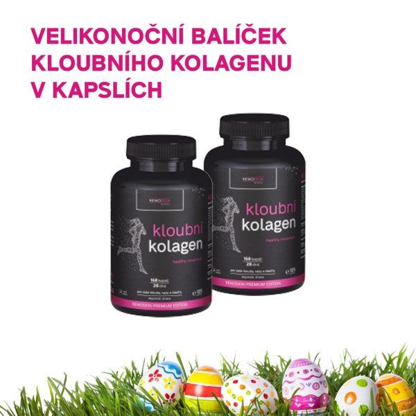 Velikonoční balíček kloubního kolagenu v kapslích