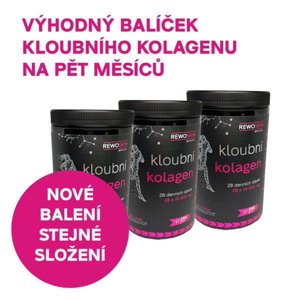 Výhodný balíček kloubního kolagenu na pět měsíců - dózy